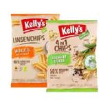 Kelly's Linsen-, Protein- oder Popchips versch. Sorten Sutterlüty 1 Packung