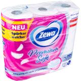 Zewa Toilettenpapier Comfort Plus Streichelzart 4 lagig, Preisangabe ohne MwSt. (Preis inkl. MwSt. 3,90 €), METRO 9 Stück