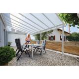 Gutta Terrassenüberdachung „Standard“, 500x400 cm weiß 248798 HELLWEG 1 Stück