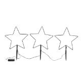 LED-Sterne 68287 HELLWEG 3 Stück