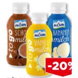 Nöm to go Milchdrinks versch. Sorten Unimarkt 450 Milliliter 1 Flasche