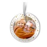 CEWE WEIHNACHTS-ANHÄNGER aus Acrylglas, 9 cm Durchmesser BIPA 1 Stück