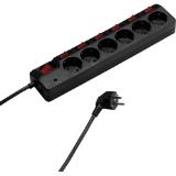 aro  Elektrozubehör Steckdosenleiste mit Schalter 1,8 m 6fach, Preisangabe ohne MwSt. (Preis inkl. MwSt. 12,95 €), METRO 1 Stück