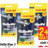 Promotion Bild von Gillette Blue 3 Smooth Rasierer Maximarkt 6 Stück