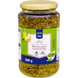 Metro Chef Pesto Alla Genovese, Preisangabe ohne MwSt. (Preis inkl. MwSt. 5,93 €), METRO 500 Gramm 1 Glas