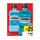Listerine Mundspülung Cool Mint versch. Sorten Lidl 500 Milliliter 1 Flasche