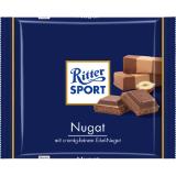 Ritter Sport Tafelschokolade Bunte Vielfalt Nugat, Preisangabe ohne MwSt. (Preis inkl. MwSt. 1,64 €), METRO 1 Tafel