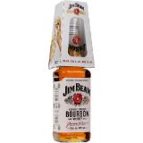 Jim Beam Kentucky Straight Bourbon Whiskey inkl. 1 Glas, Preisangabe ohne MwSt. (Preis inkl. MwSt. 15,49 €), METRO 0.70 Liter 1 Flasche