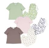 Up 2 Fashion Women Damen-Pyjama Gr. 36 - 50 versch. Farben und Modelle HOFER 1 Set