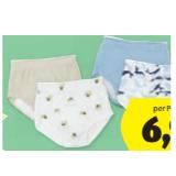 LILY & DAN Baby-Trainings-Unterwäsche, Doppelpkg. versch. Farben und Muster HOFER 1 Packung