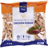 Metro Chef Hühner Kebab, Preisangabe ohne MwSt. (Preis inkl. MwSt. 10,99 €), METRO 1 Kilogramm 1 Packung