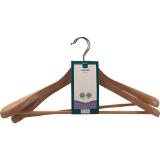 Metro Professional Kleiderbügel Holz Natur, Preisangabe ohne MwSt. (Preis inkl. MwSt. 6,71 €), METRO 2 Stück