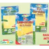 Spar Natur pur Bio-Käsescheiben versch. Sorten Maximarkt 175 Gramm 1 Packung