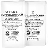 Rofima Betttuch „Prinzesse“ Bettuch 150x250 cm, Preisangabe ohne MwSt. (Preis inkl. MwSt. 11,99 €), METRO 1 Stück