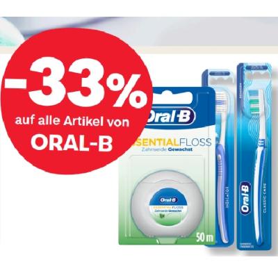 -33% auf alle Artikel von ORAL-B MPREIS