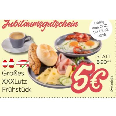 Großes XXXLutz Frühstück je 5€ XXXLutz