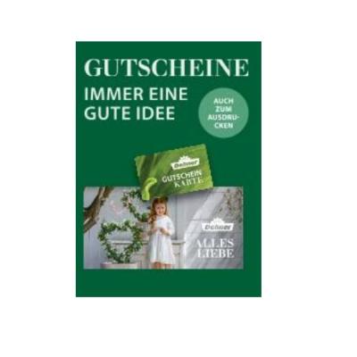 Promotion Bild von GUTSCHEINE IMMER EINE GUTE IDEE AUCH ZUM AUSDRUCKEN Dehner