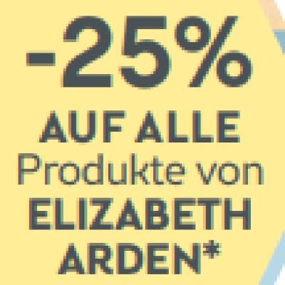 -25% AUF ALLE Produkte von ELIZABETH ARDEN BIPA