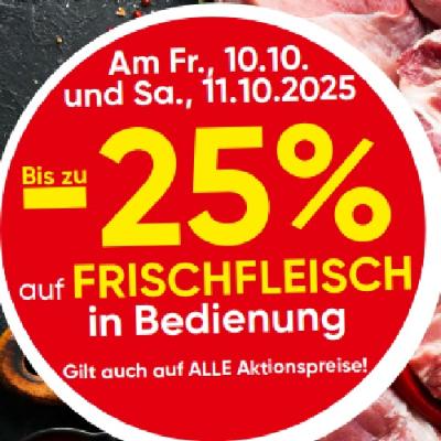 Bis zu -25% auf FRISCHFLEISCH in Bedienung EUROSPAR