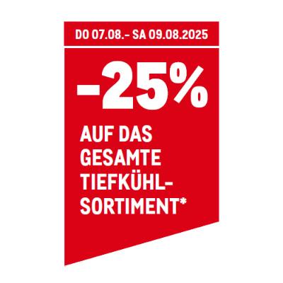 Promotion Bild von -25% bei METRO auf das gesamte Tiefkühlsortiment*