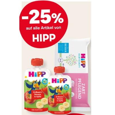 -25% auf alle Artikel von HIPP MPREIS