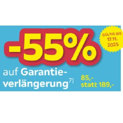 -55% auf Garantieverlängerung Möbelix