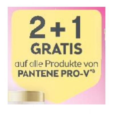 2+1 GRATIS auf alle Produkte von PANTENE PRO-V BIPA