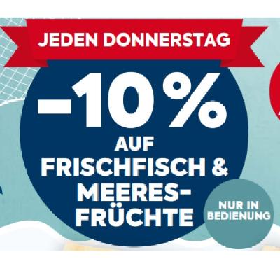 -10% AUF FRISCHFISCH & MEERESFRÜCHTE BILLA PLUS