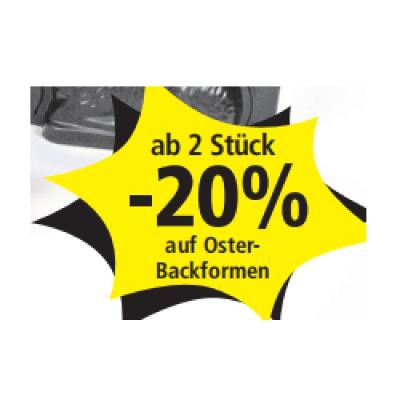 ab 2 Stück -20% auf Oster-Backformen PAGRO