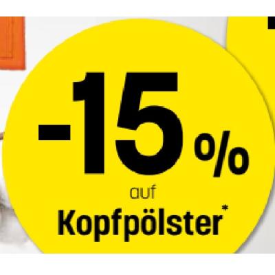 -15% auf Kopfpölster Betten Reiter