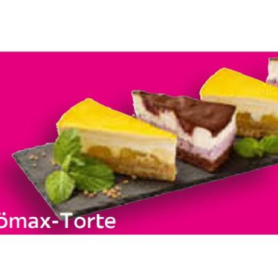 1 Stück Mömax-Torte nach Wahl je 2€ mömax