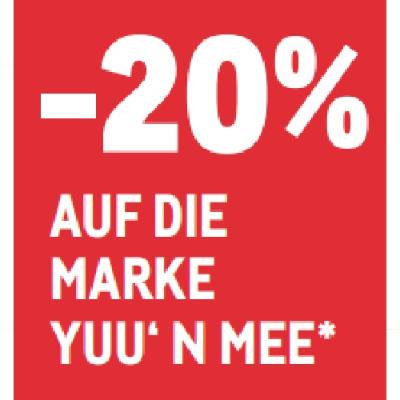 -20% AUF DIE MARKE YUU‘N MEE METRO