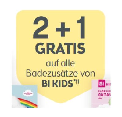 2+1 GRATIS auf alle Badezusätze von BI KIDS BIPA