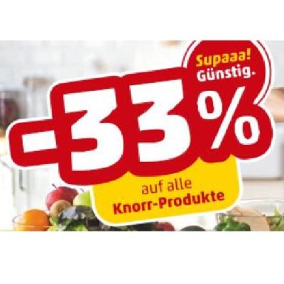 -33% auf alle Knorr-Produkte Penny