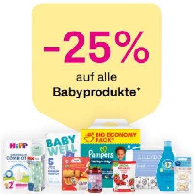 -25% auf alle Babyprodukte BIPA