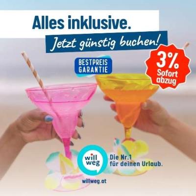 Bild von Alles inklusive mit willweg.at