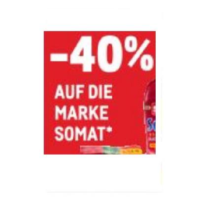 -40% AUF DIE MARKE SOMAT METRO
