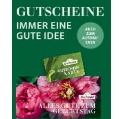Promotion Bild von GUTSCHEINE IMMER EINE GUTE IDEE AUCH ZUM AUSDRUCKEN Dehner