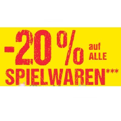 Promotion Bild von -20% auf ALLE SPIELWAREN Maximarkt