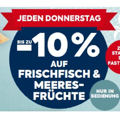 JEDEN DONNERSTAG BIS ZU -10% AUF FRISCHFISCH & MEERESFRÜCHTE BILLA PLUS