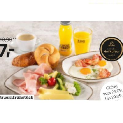 Hütthalers Hofkultur Bauernfrühstück je 7€ XXXLutz