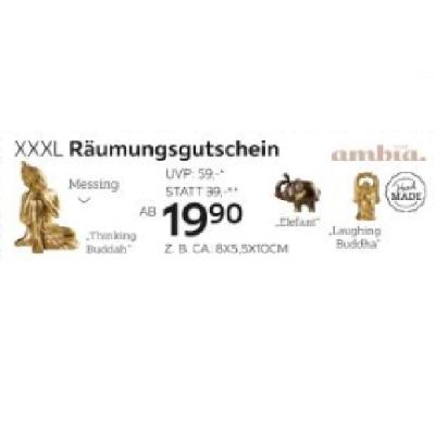 Promotion Bild von Ambia Home Skulptur Edition „India Handcraft“ 4345099837 je 19,90€ XXXLutz