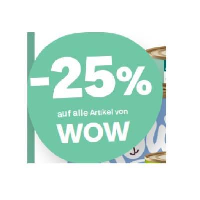 -25% auf alle Artikel von WOW MPREIS