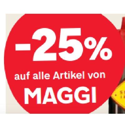 -25% auf alle Artikel von MAGGI MPREIS