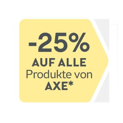 Bild von -25% AUF ALLE Produkte von AXE BIPA