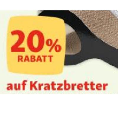 20% RABATT auf Kratzbretter Fressnapf
