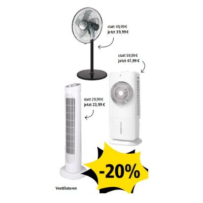 Ventilatoren -20% PAGRO