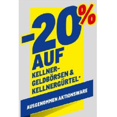 Bild von -20% auf Kellnergeldbörsen & Kellnergürtel METRO