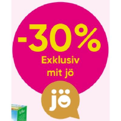 -30% Exklusiv mit jö AUF KAFFEE UND TEE Sutterlüty