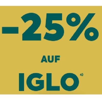 -25% AUF IGLO BILLA PLUS
